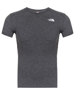 The North Face: Серая футболка 