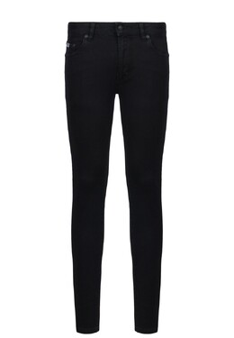 Versace Jeans Couture: Чёрные джинсы 