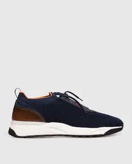 Santoni: Сині кросівки 