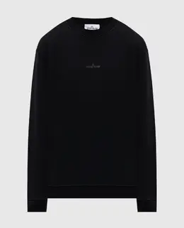 Stone Island: Чёрный свитшот 