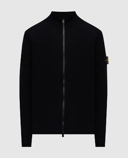 Stone Island: Чёрный кардиган 