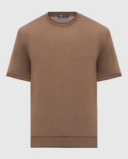 Bertolo Cashmere: Коричневі футболки 