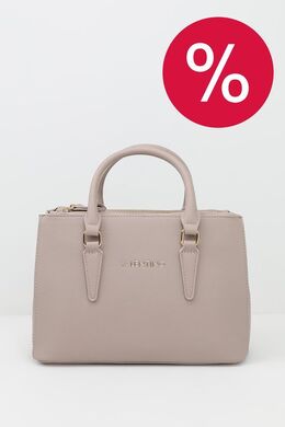 Valentino: Бежевая сумка 