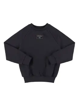 BALMAIN: Хлопковый свитшот 