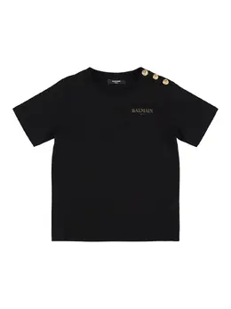 BALMAIN: Хлопковая футболка 