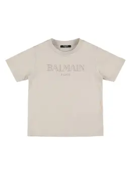 BALMAIN: Хлопковая футболка 