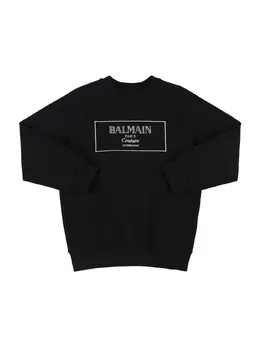 BALMAIN: Хлопковый свитшот 