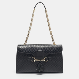 Gucci: Чёрная сумка 
