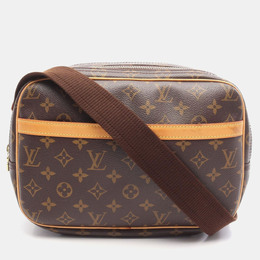 Louis Vuitton: Коричневая сумка через плечо 
