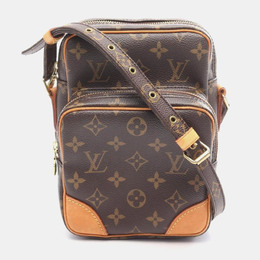 Louis Vuitton: Коричневая сумка через плечо 