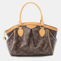 Louis Vuitton: Коричневая сумка-шоппер 