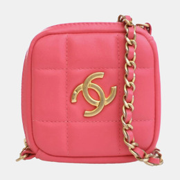 Chanel: Розовый клатч 