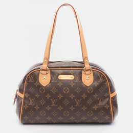 Louis Vuitton: Коричневая сумка 