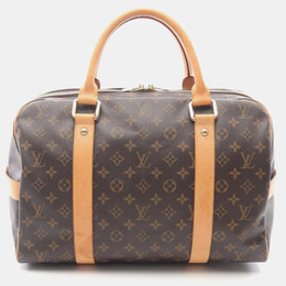 Louis Vuitton: Коричневая спортивная сумка 