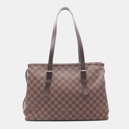 Louis Vuitton: Коричневая сумка-шоппер 