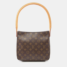 Louis Vuitton: Коричневая сумка  Looping