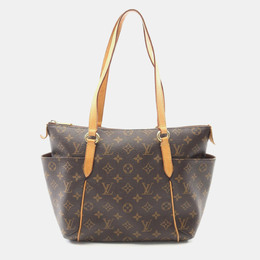 Louis Vuitton: Коричневая сумка-шоппер 