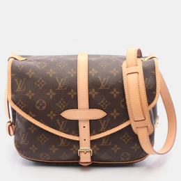 Louis Vuitton: Коричневая сумка через плечо 