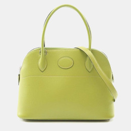 Hermes: Зелёная сумка на руку 