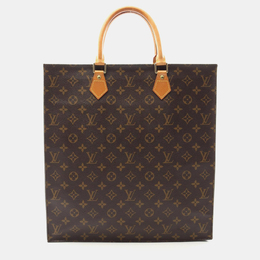 Louis Vuitton: Коричневая сумка-шоппер 