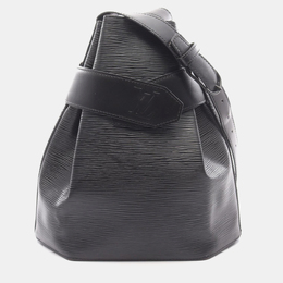 Louis Vuitton: Чёрная сумка  Épi