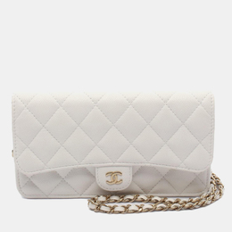 Chanel: Белый кошелёк 