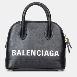 Balenciaga: Чёрная сумка  Ville XXS