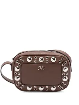 Valentino Garavani: Коричневая сумка через плечо 