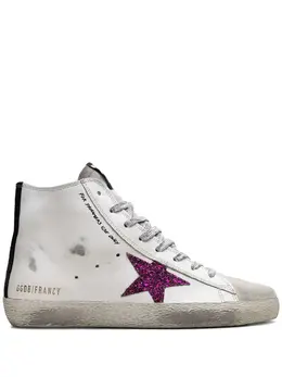Golden Goose: Белые кроссовки  Francy