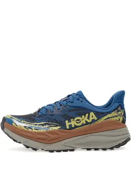 HOKA: Голубые кроссовки 
