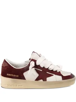Golden Goose: Белые кроссовки  Stardan