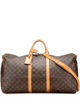 Louis Vuitton Pre-Owned: Коричневая дорожная сумка 