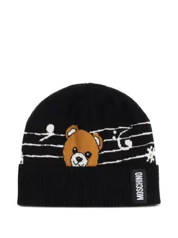 Moschino: Чёрная шапка  Teddy Bear