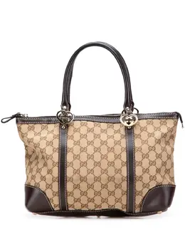 Gucci Pre-Owned: Коричневая сумка-шоппер 