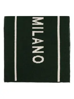 Moschino: Тёмный шарф  Milano