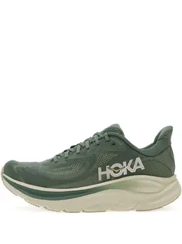 HOKA: Зелёные кроссовки 