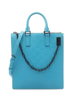 Louis Vuitton Pre-Owned: Голубая сумка 