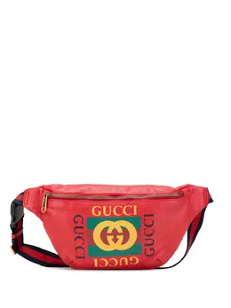 Gucci Pre-Owned: Красная поясная сумка 