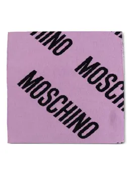 Moschino: Фиолетовый шарф 