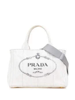Prada Pre-Owned: Серая сумка 