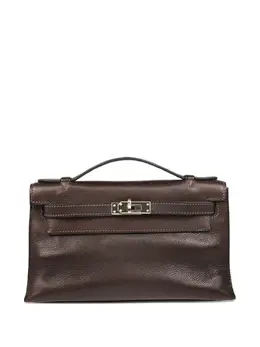 Hermès Pre-Owned: Коричневая сумка-шоппер 