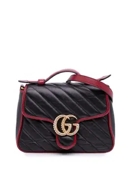 Gucci Pre-Owned: Чёрная сумка на руку 