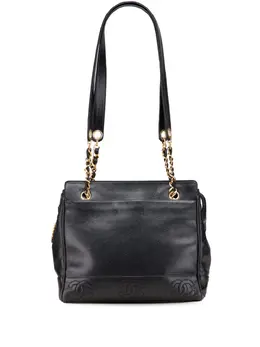 CHANEL Pre-Owned: Чёрная сумка 