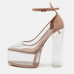 Valentino: Прозрачные туфли 