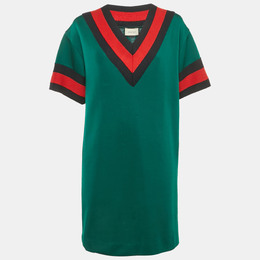 Gucci: Зелёное платье  Web