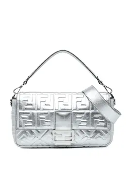 Fendi Pre-Owned: Серебристая сумка 