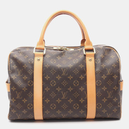 Louis Vuitton: Коричневая дорожная сумка 