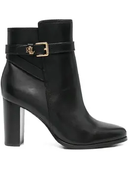 Lauren Ralph Lauren: Чёрные ботинки 