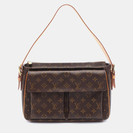 Louis Vuitton: Коричневая сумка 