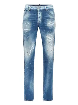 Philipp Plein: Рваные джинсы 